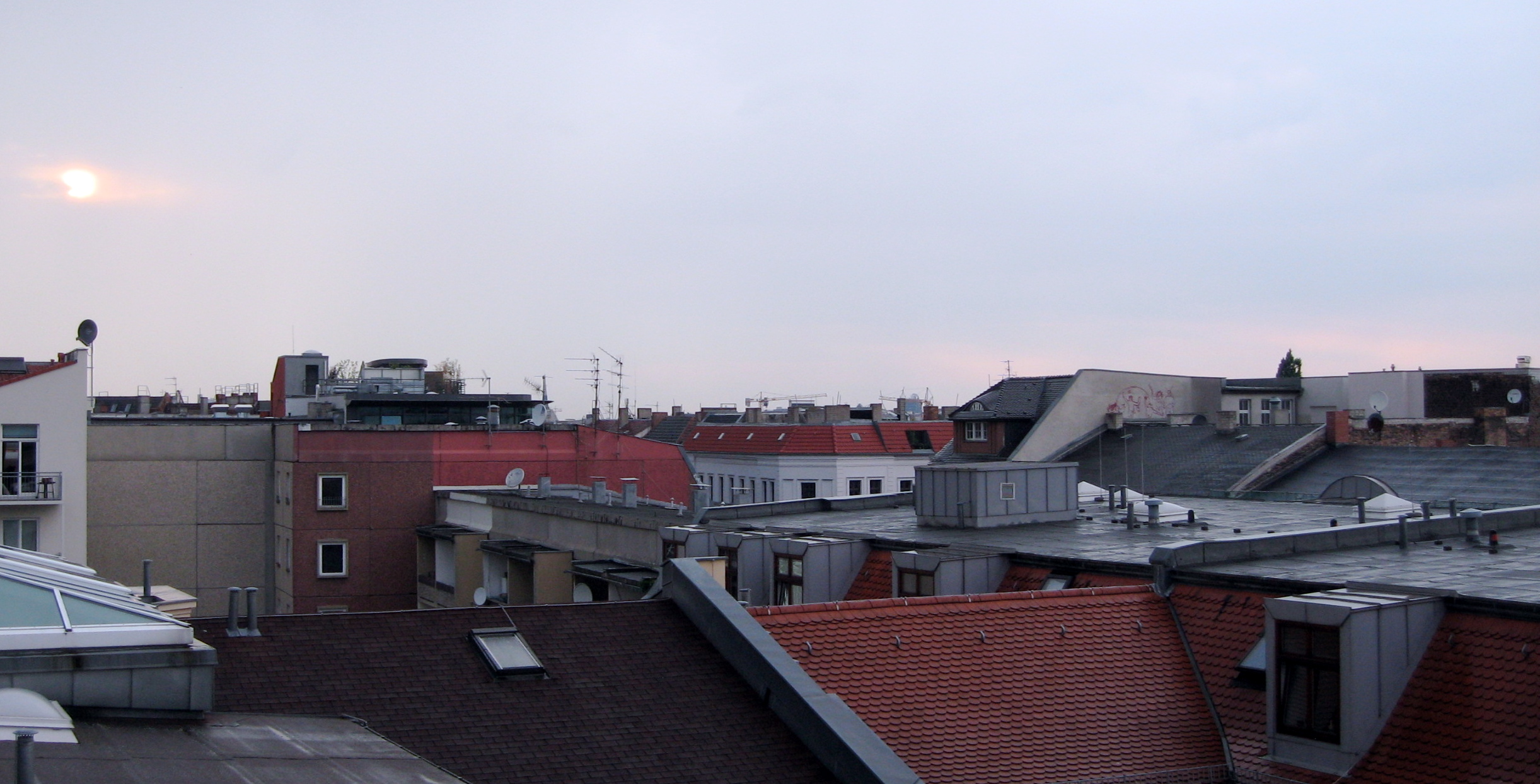 out the window of our berlin flat