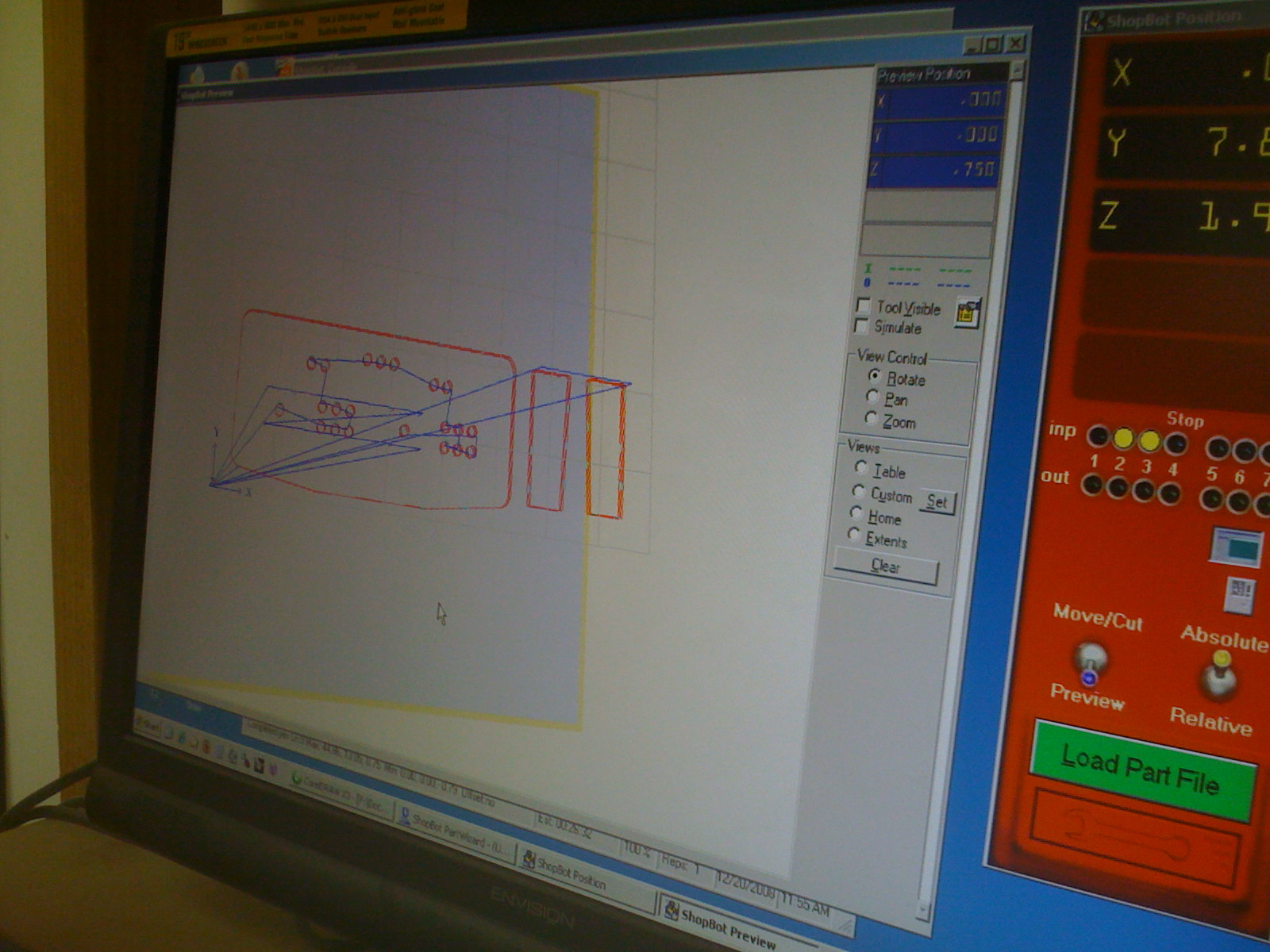 cnc computer with design