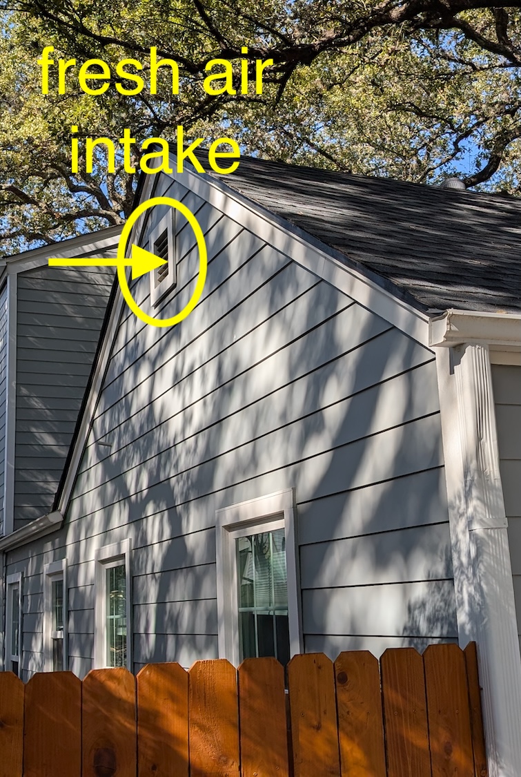 intake gable vent