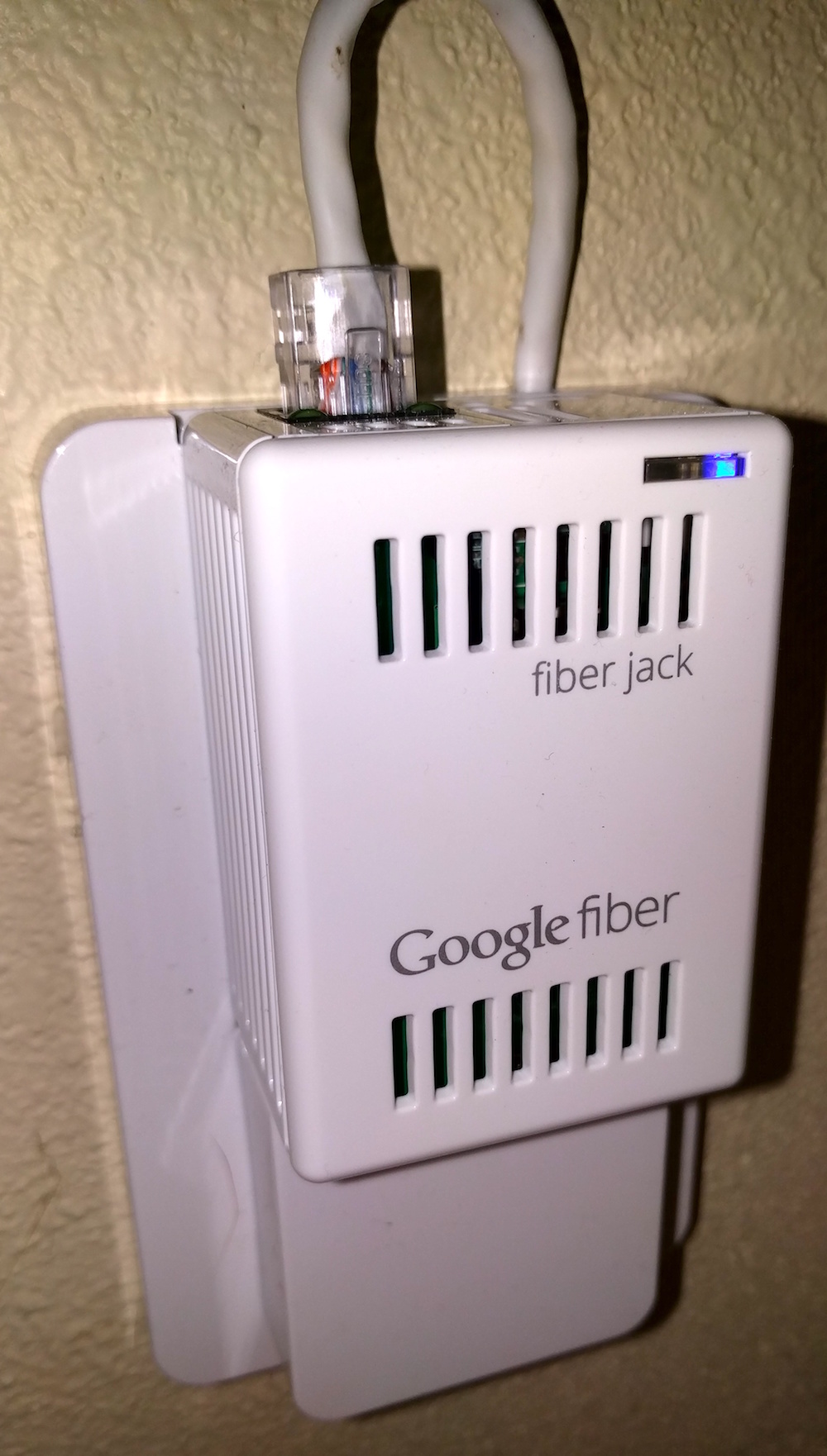 use google fiber box with second router